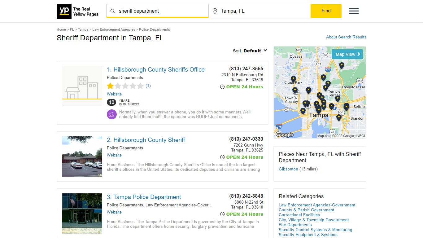 Best 30 Sheriff Department in Tampa, FL with Reviews - YP.com